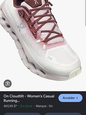 On Running Cloudtilt Women's Running Shoes - White, Pink & Brown